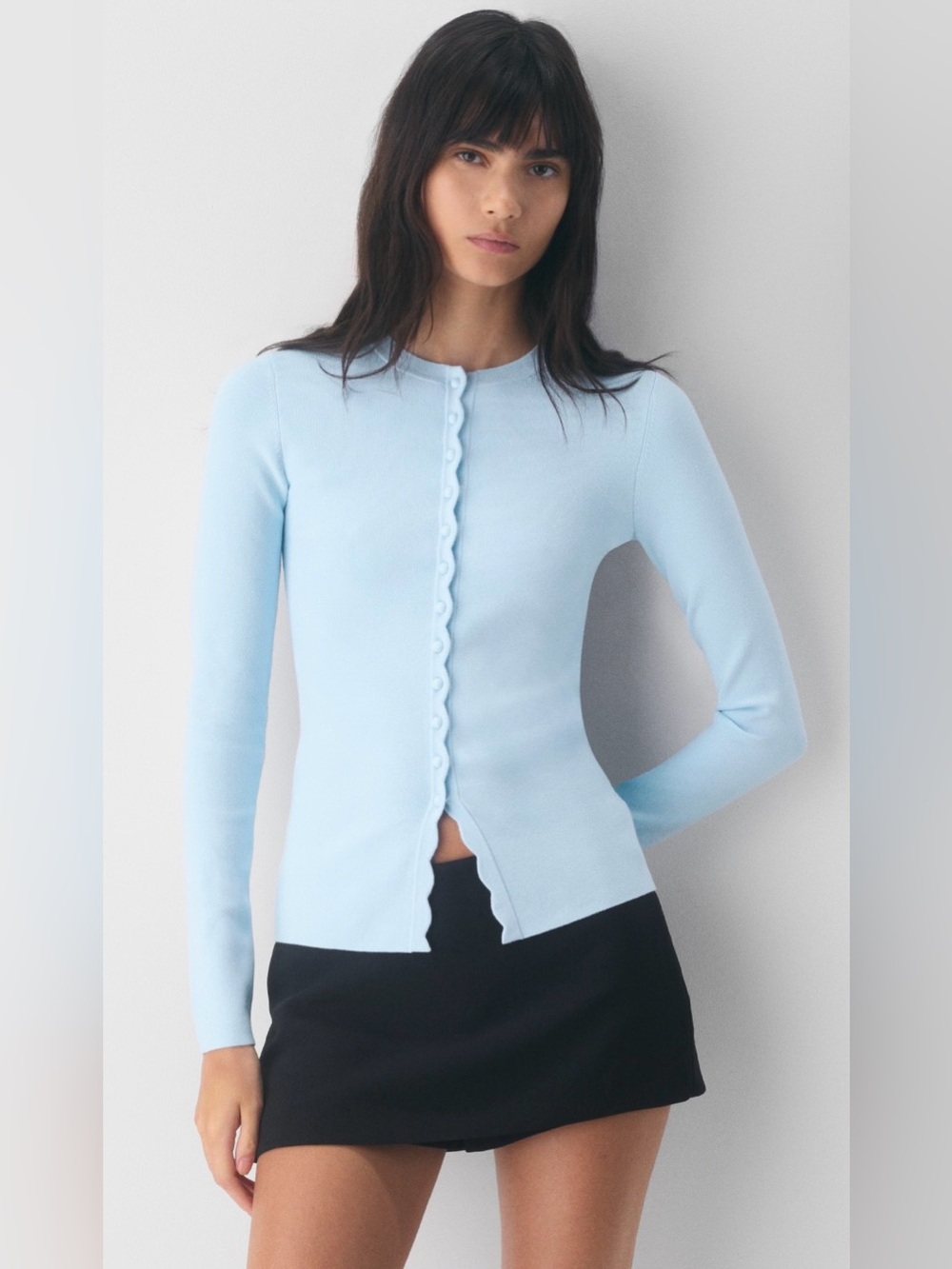 NWT Aritzia Wilfred Shelley Cardigan - Villa Blue  - Size S